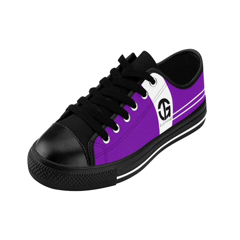 Men's Purple and White Sneakers