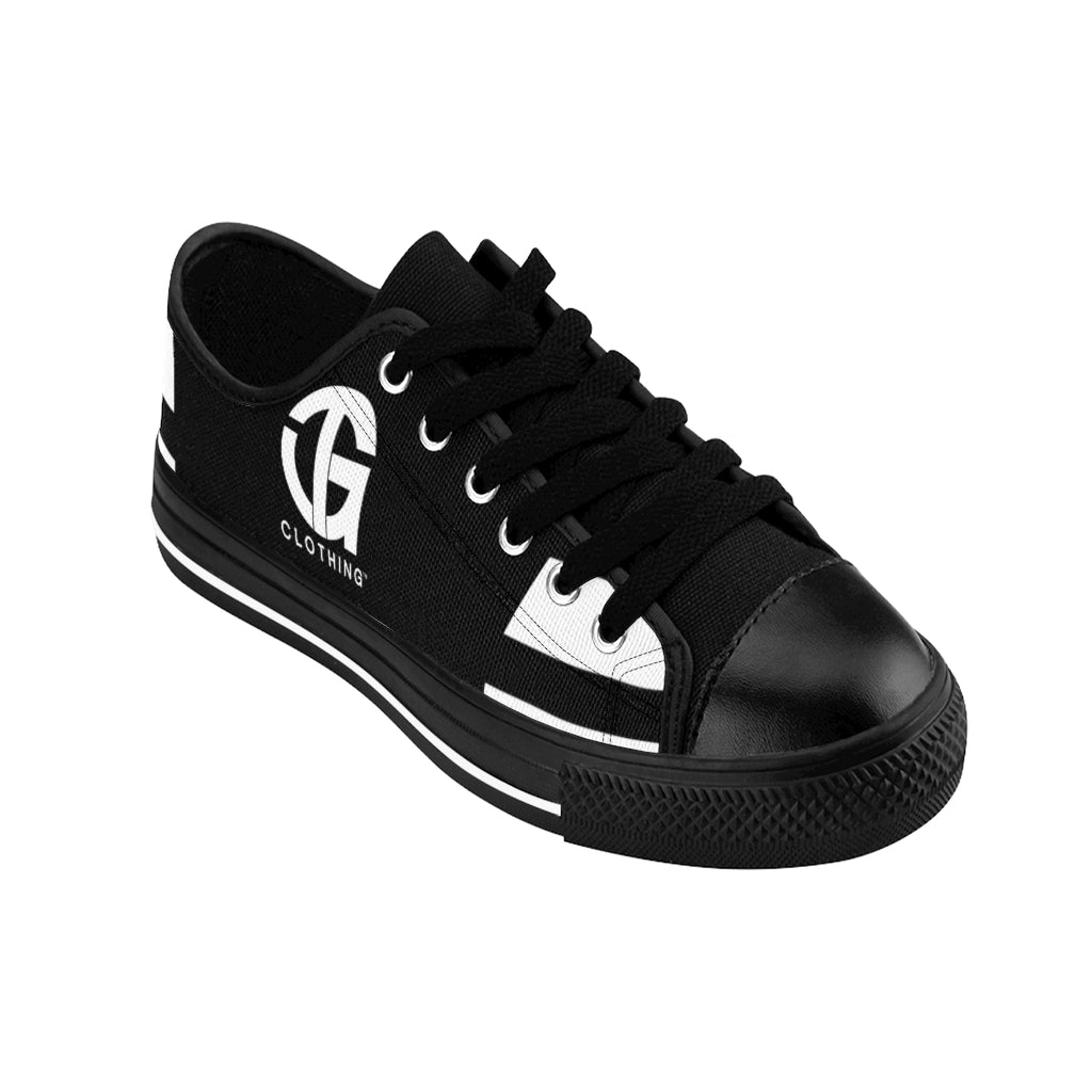 T.G. 2 Black on White Sneakers
