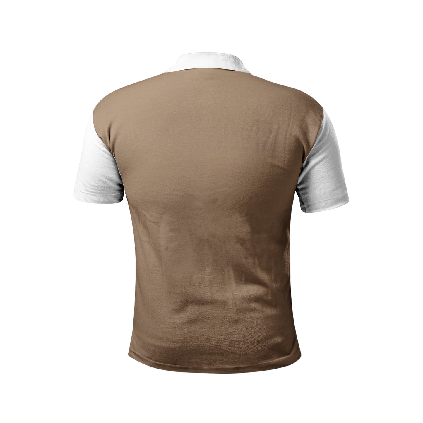 Men's Brown and White 2 Polo Shirts