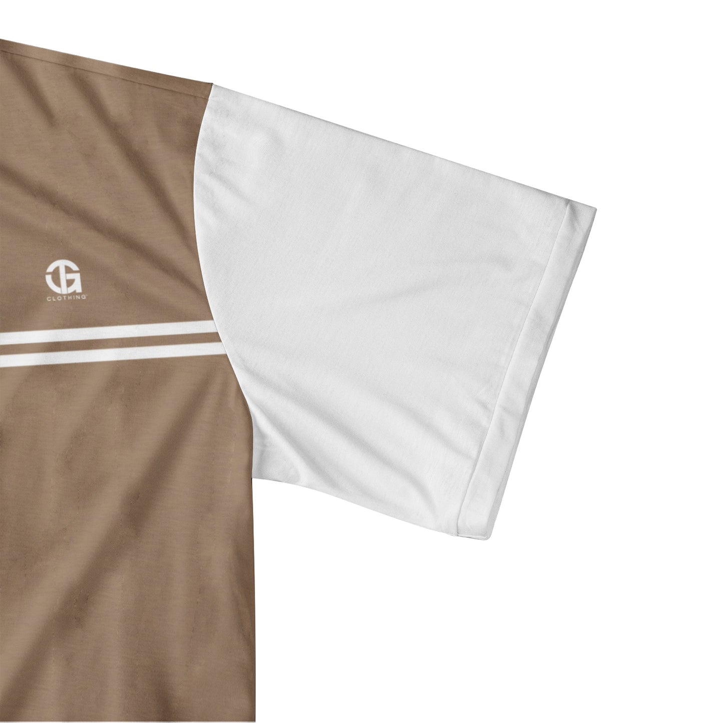 Men's Brown and White 2 Polo Shirts