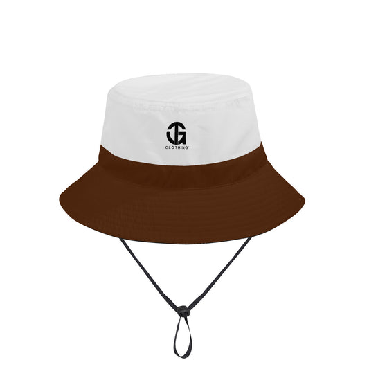 TG - Brown and White Fisherman's Hat