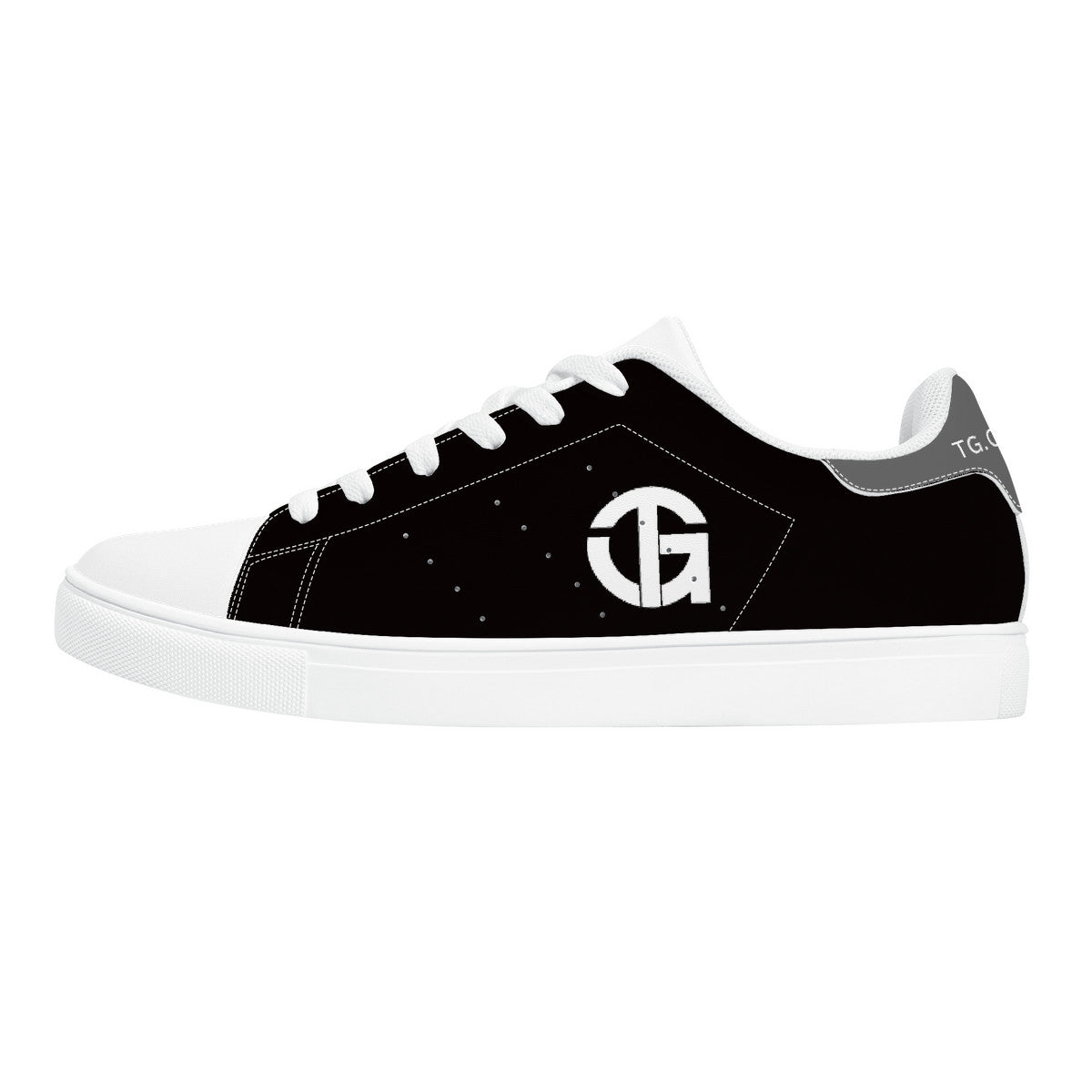 TG - Black on White - With white Logo