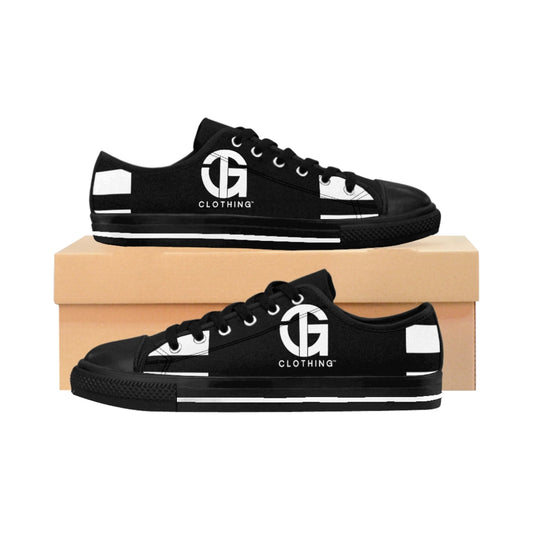 T.G. 2 Black on White Sneakers