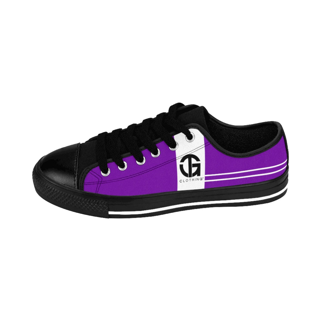 Men's Purple and White Sneakers