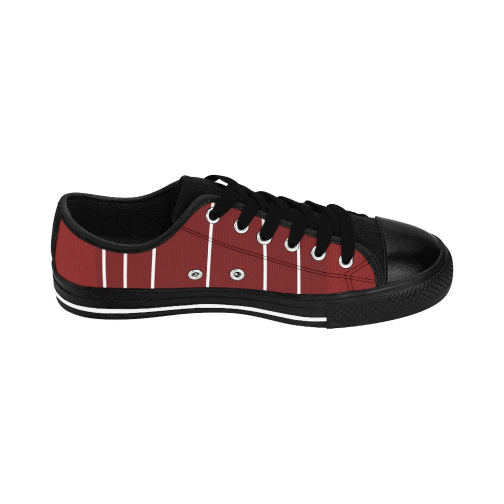 Men's T.G. 4 Red and White Striped Sneakers