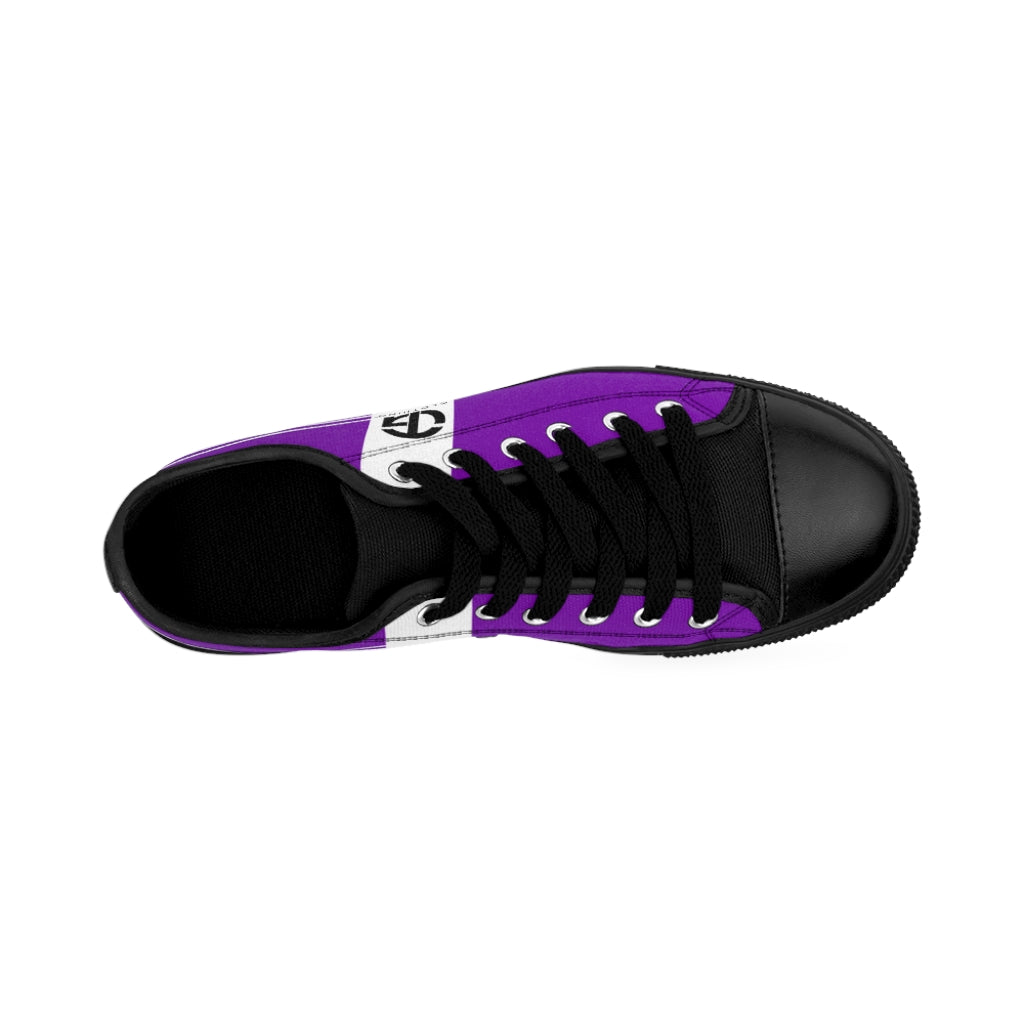 Men's Purple and White Sneakers