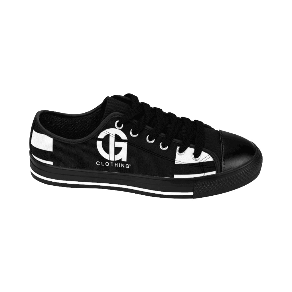 T.G. 2 Black on White Sneakers