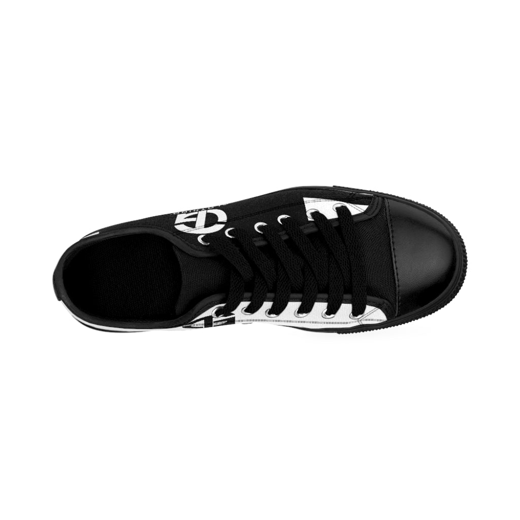 T.G. 2 Black on White Sneakers