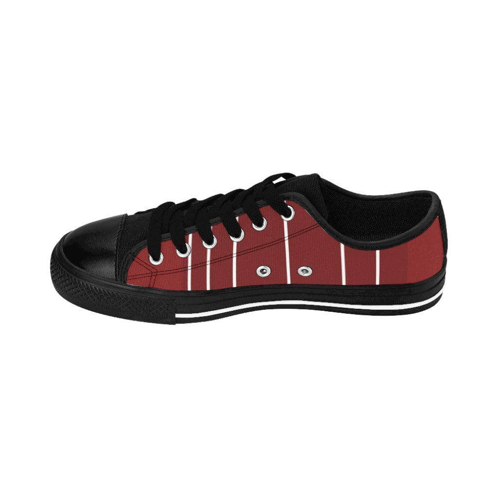 Men's T.G. 4 Red and White Striped Sneakers