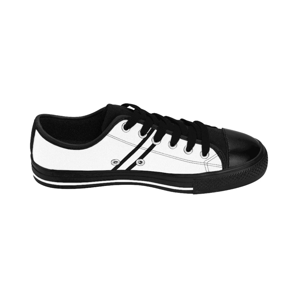 T.G. One White with Logo Sneakers