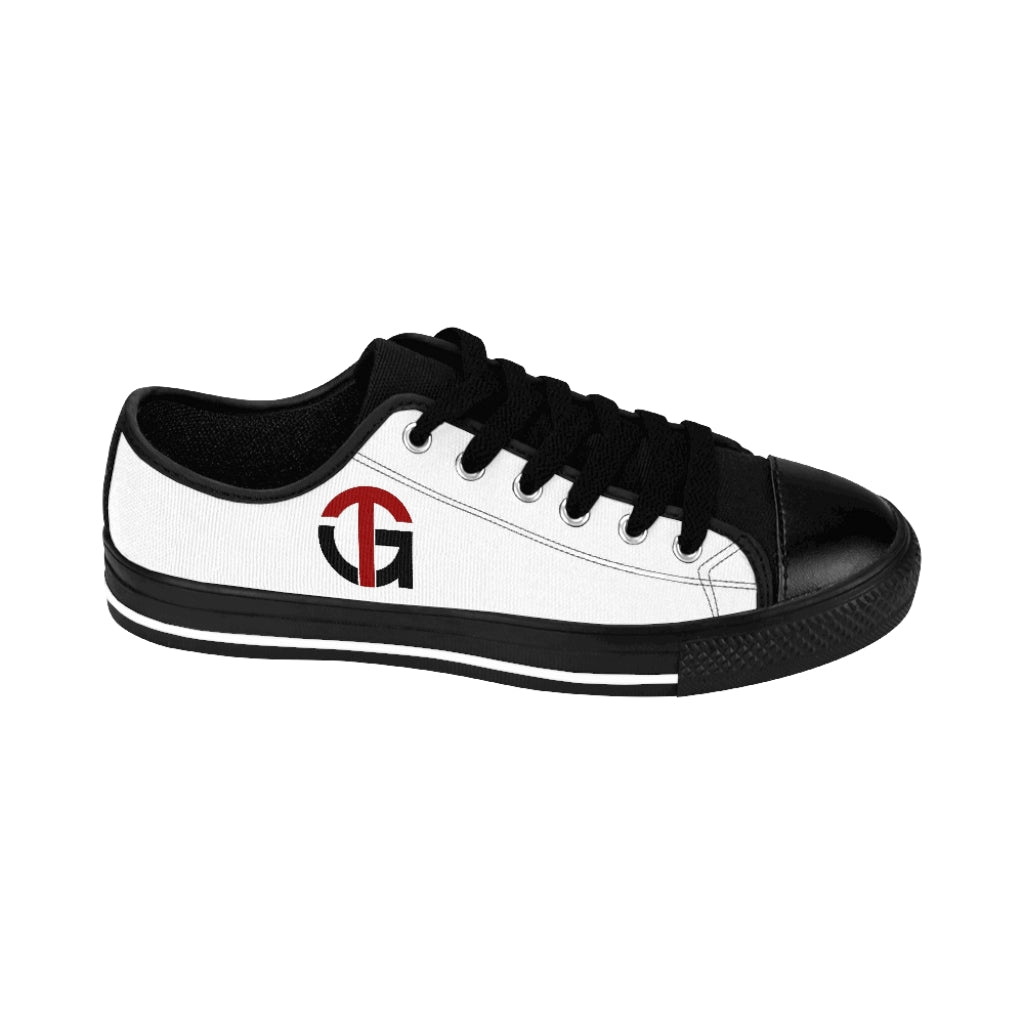 T.G. One White with Logo Sneakers