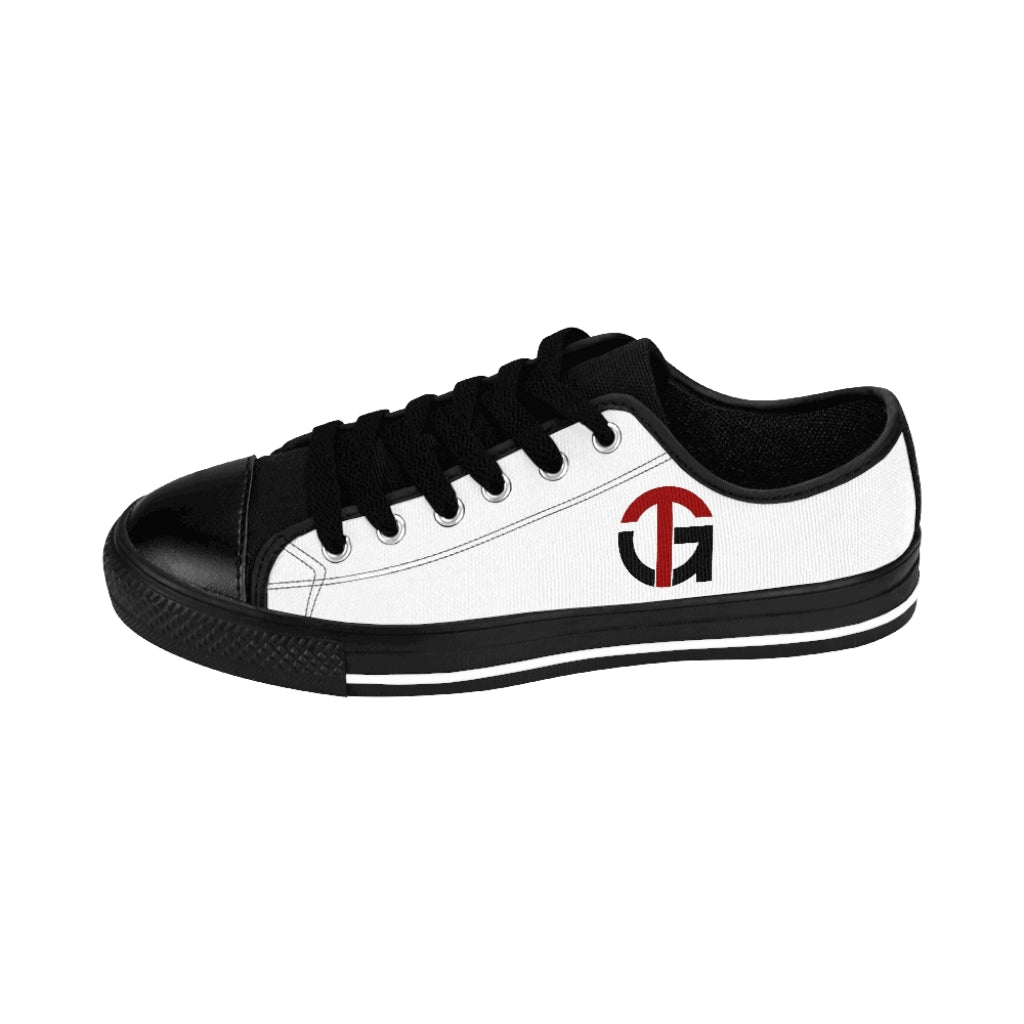 T.G. One White with Logo Sneakers