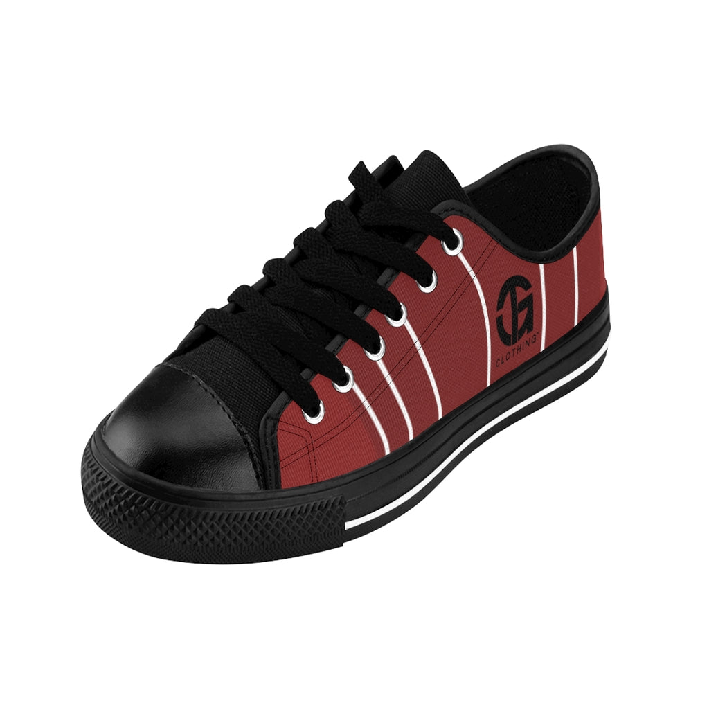 Men's T.G. 4 Red and White Striped Sneakers