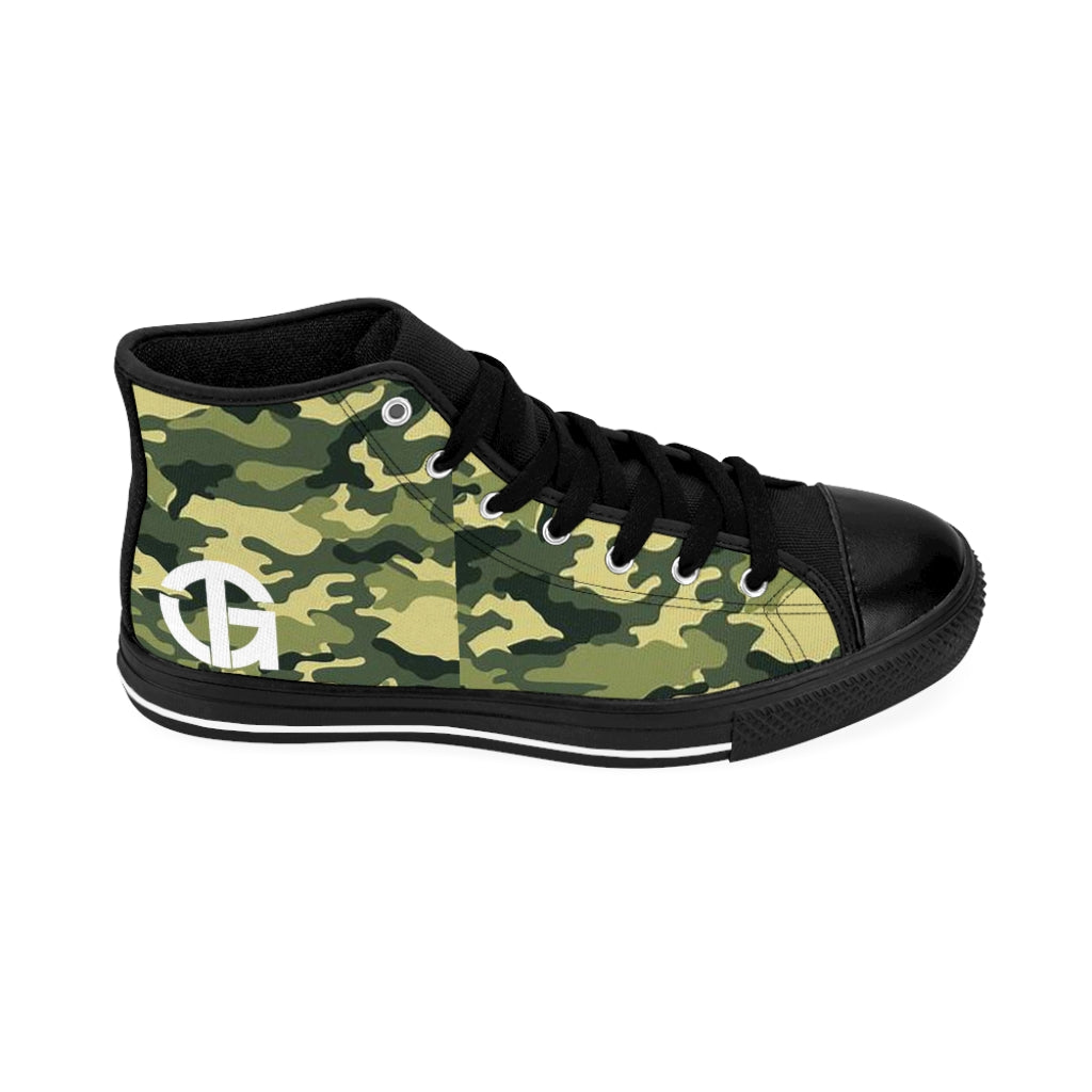 Women's High-top Camouflage Sneakers