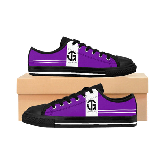 Men's Purple and White Sneakers