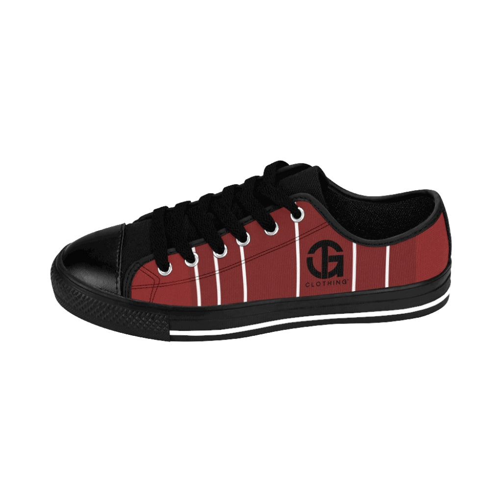 Men's T.G. 4 Red and White Striped Sneakers