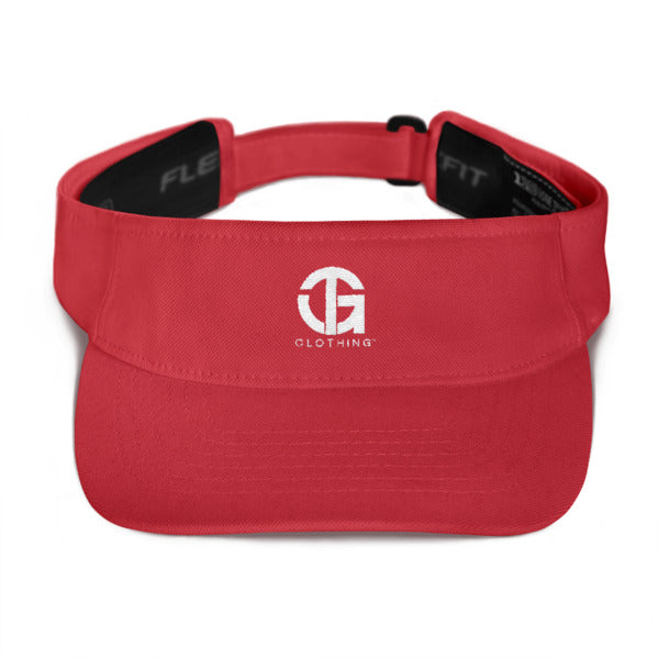 Visor with white logo
