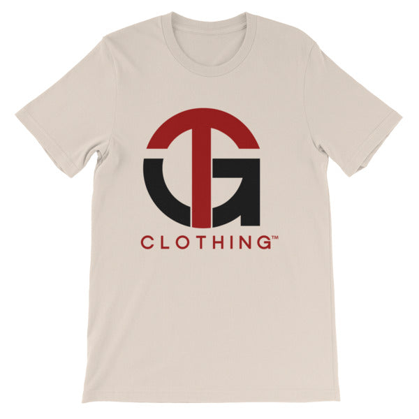 Short-Sleeve Unisex T-Shirt with Red/Black Company Logo