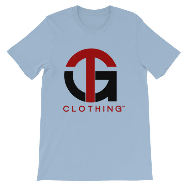 Short-Sleeve Unisex T-Shirt with Red/Black Company Logo