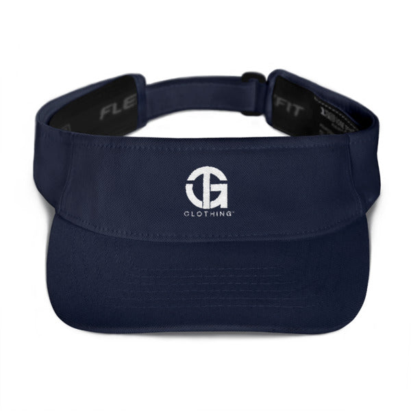 Visor with white logo