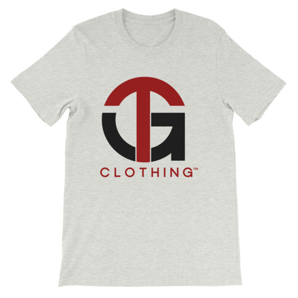 Short-Sleeve Unisex T-Shirt with Red/Black Company Logo