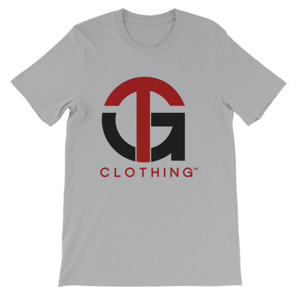 Short-Sleeve Unisex T-Shirt with Red/Black Company Logo
